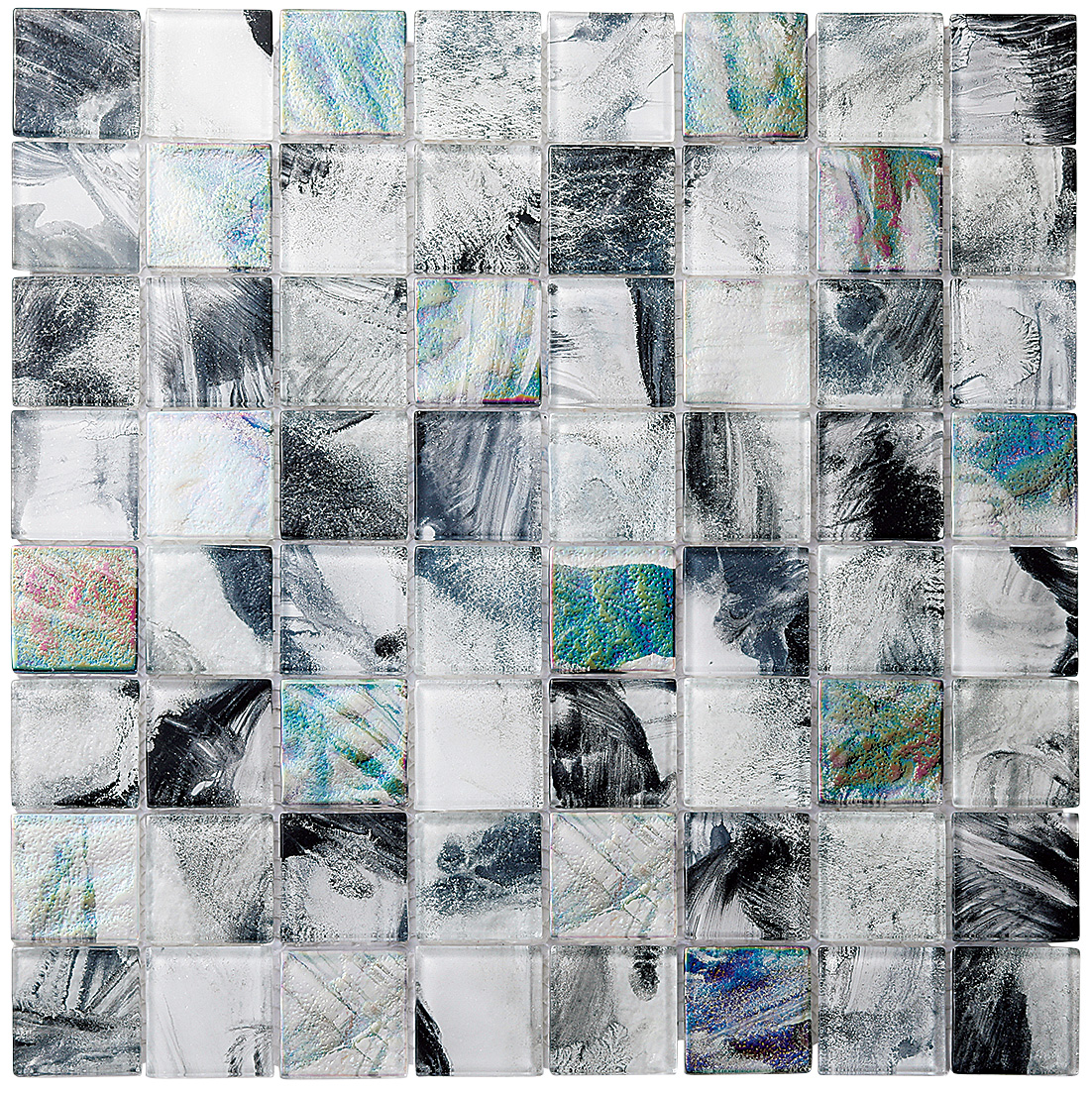 ガラスモザイク　フェザーシャドウ