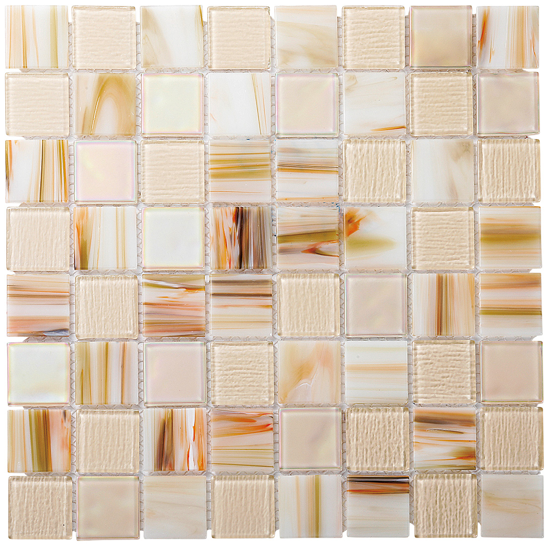 ガラスモザイク　ハニーパール