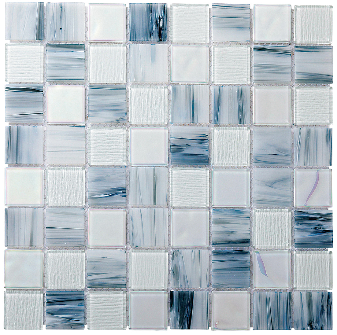 ガラスモザイク　ブルーパール